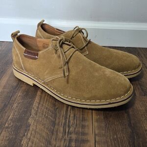 Propet Tan Suede Oxfords